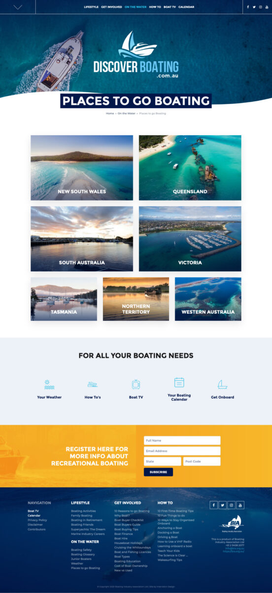 Discover Boating - Intervision Design Avalon Sydney